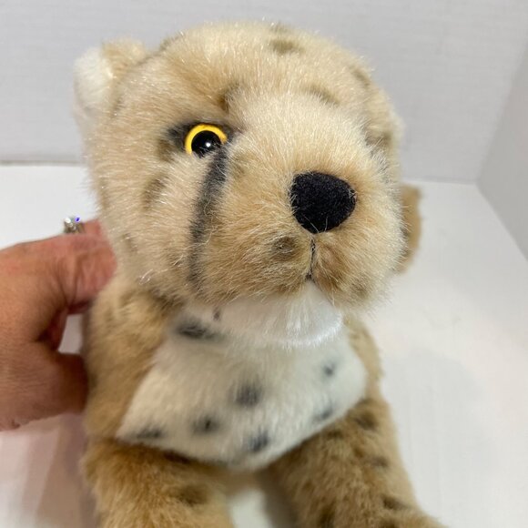 Douglas Cheetah Cub Plush Toy - Soft Stuffed Animal 10" - Polyester Fiber & Plas - Picture 5 of 12